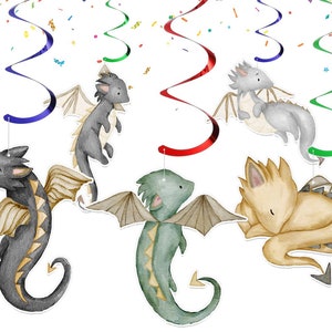 Dragons Streamers - Mythical Dragon Party Decorations for an Epic Celebration