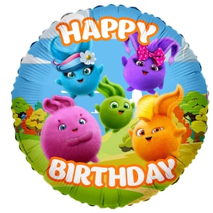 1 ballon en aluminium avec dessin animé Sunny Bunnies - Apportez la magie des Sunny Bunnies à votre célébration !