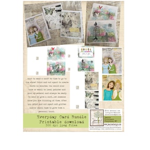 Everyday-Art Kartenpaket - druckbares 300dpi Jpeg und Download