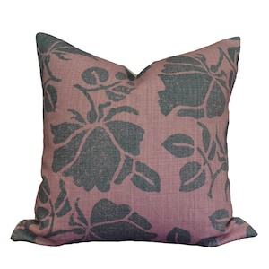 Peter Dunham Emilia Fabric Pillow Cover- Designer Throw Pillow, Custom Cushion Cover for Sofa or Bed