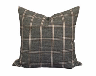 Fabricut Blaze Blue Spruce Pillow Cover: Designer Throw Pillow