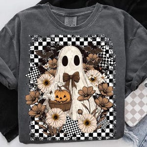 Retro Halloween Floral Herbst Geist Spitze png, Halloween png, Gruselige png, Blumen Halloween png, Gruselige Stimmung, Blumen Herbst png, Herbst png