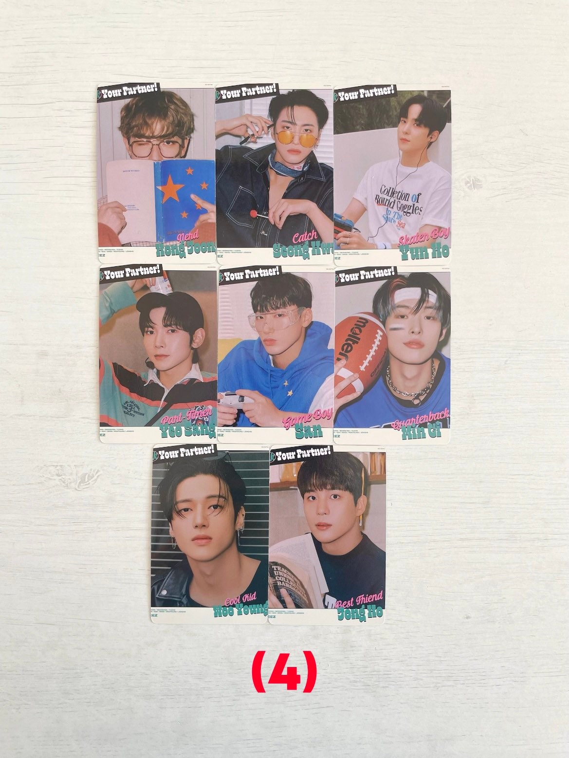 ATEEZ paradigm unofficial Photocards With Photocard Sleeves Set Album ATEEZ paradigm unofficial Photocards With Photocard Sleeves Set Album