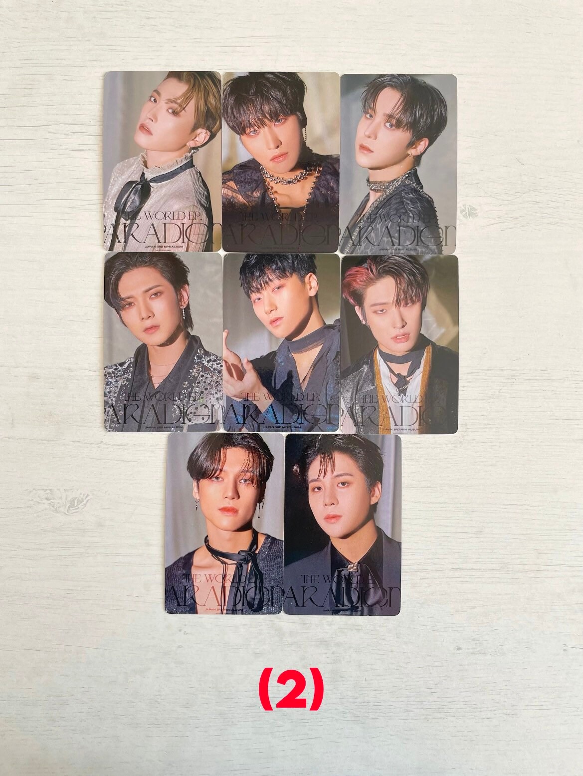 ATEEZ paradigm unofficial Photocards With Photocard Sleeves Set Album ATEEZ paradigm unofficial Photocards With Photocard Sleeves Set Album