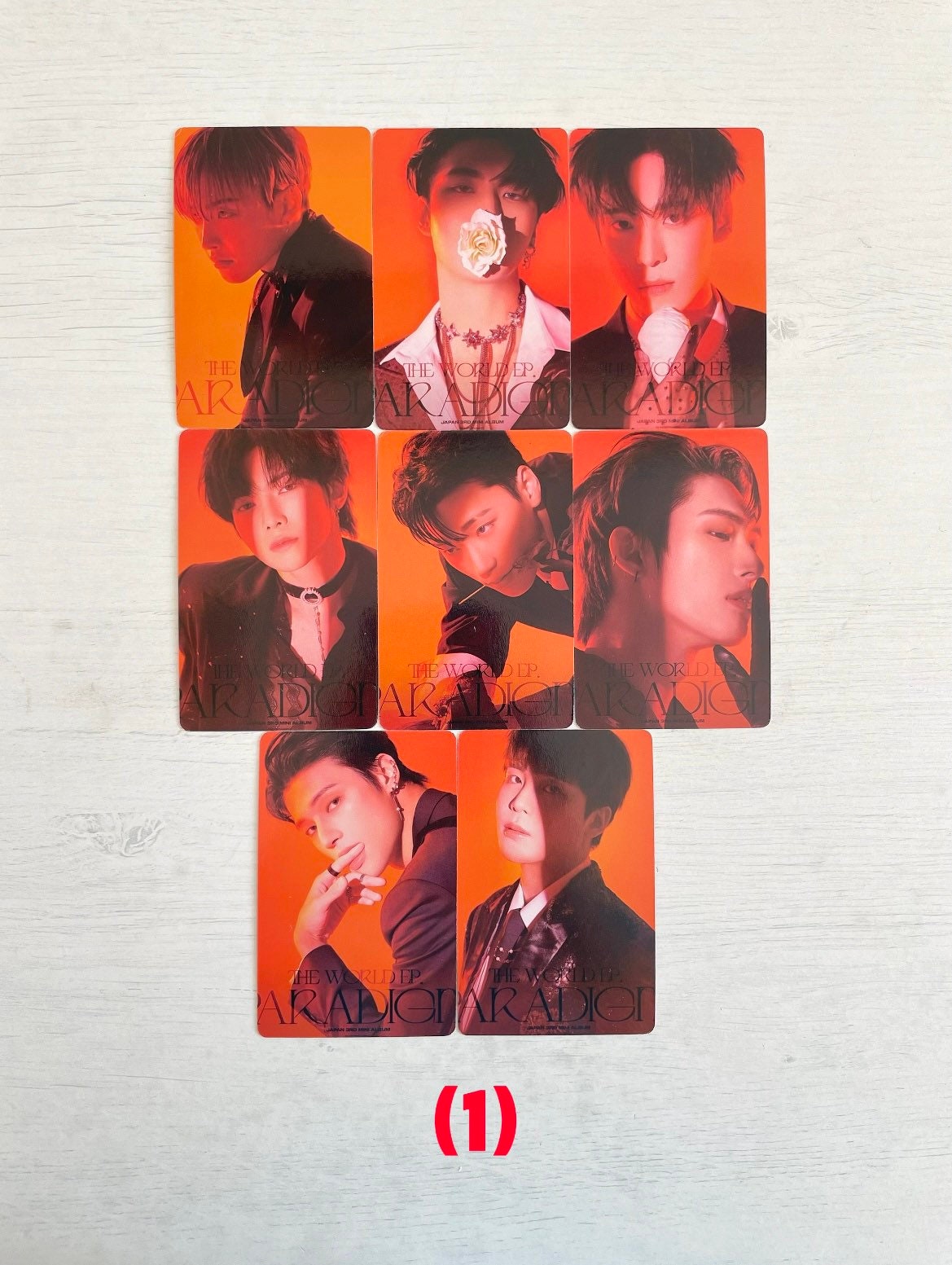 ATEEZ paradigm unofficial Photocards With Photocard Sleeves Set Album ATEEZ paradigm unofficial Photocards With Photocard Sleeves Set Album