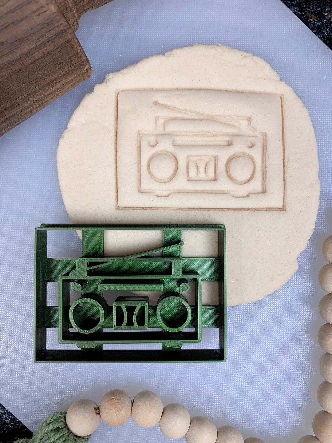 80's Boombox Cookie Cutter / Polymer Clay Stamp Etsy