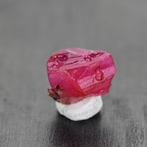 Vietnam Rare 7.7ct Light  Red Terminated Ruby Specimen Crystal I Raw Ruby Corundum Specimen Gemstone I Healing Crystal