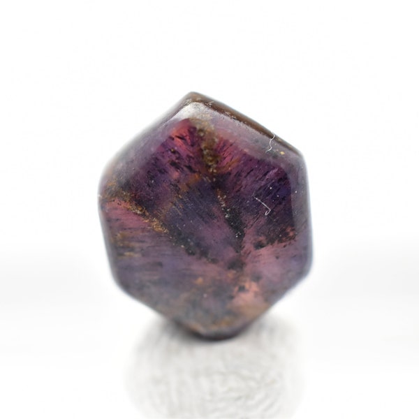 Cute 4.45ct Purple Trapiche Sapphire Corundum Specimen Crystal