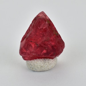 Rare 4.5ct Raw Macle Twin Red Spinel Crystal Specimen, Rough Spinel Gemstone, Healing Crystal