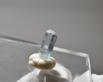 1.98ct Vietnam Terminated Aquamarin Exemplar, Aquamarin Roh, Heilkristall
