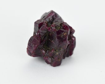 Vietnam Raw Red Ruby 11.4ct Corundum Crystal Cluster  Rare Display Specimen Gemstone, Healing Crystal, Rough Ruby Gemtone, Raw Ruby Crystal