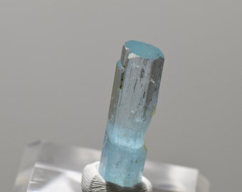 20.67ct Natural Aquamarine Rough Specimen , Aquamarine Cluster Terminated ,  Healing Crystal