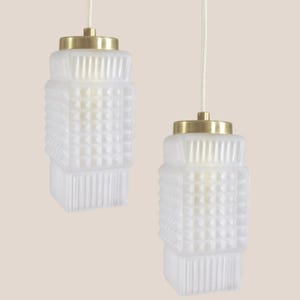 Yugochic Pendant Chandelier * MCM Hanging Lights * r * Vintage Ceiling Small Fixtures * Retro Glass * Gold * Brass * Crystal