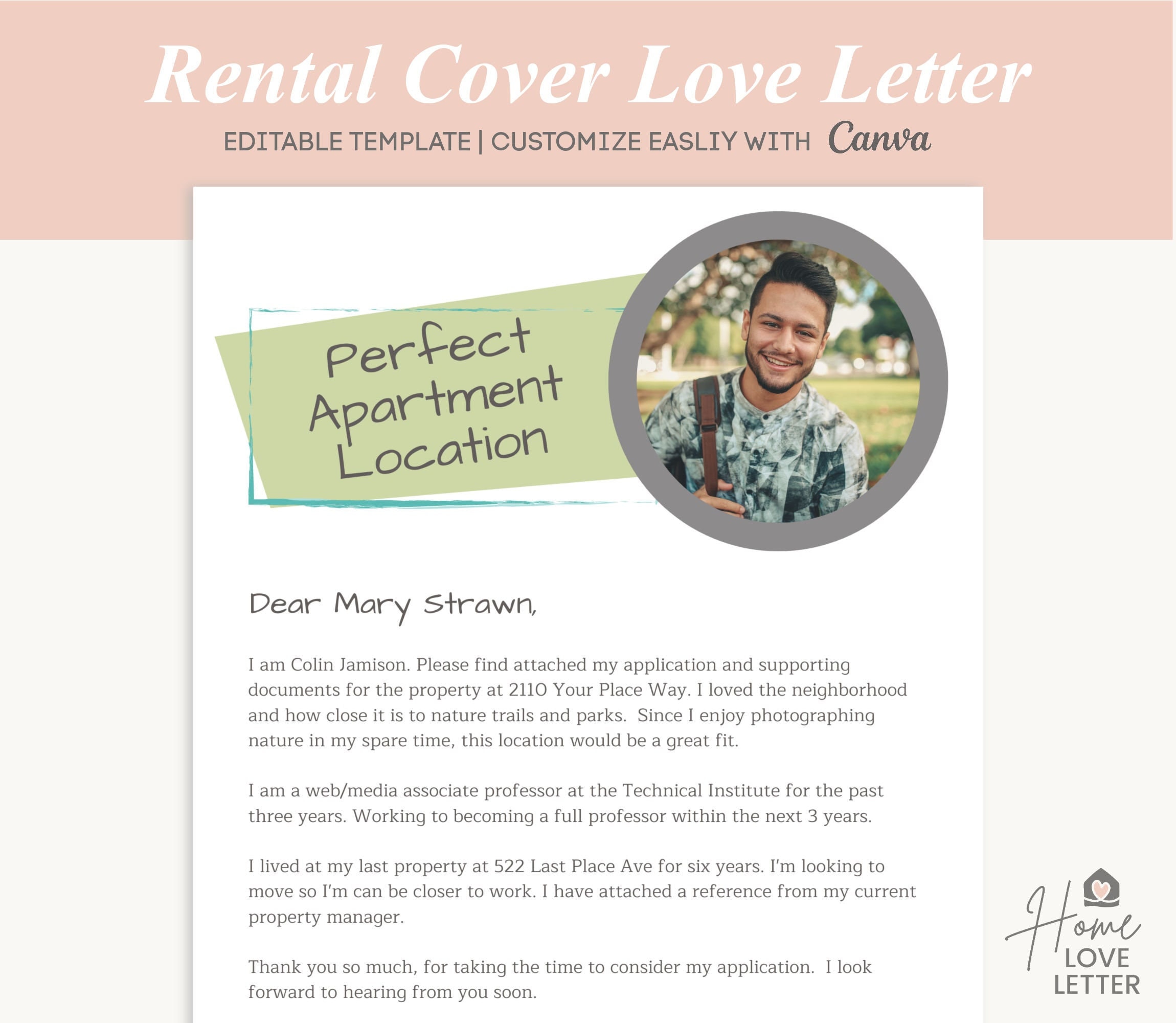 rental application cover letter australia