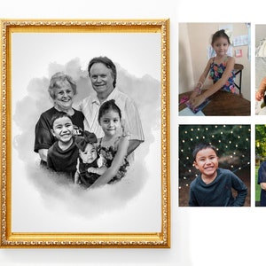 Free Preview - Add Deceased Loved One to Photo - Family Portrait From Different Photos - Combine Photos, Gift for Dad Mom Add Someone