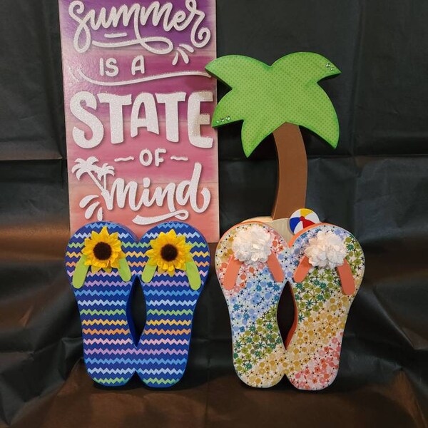 Flip Flop Decor Etsy