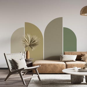 Half Arch Wall decal set, multicolor, wall art decor, arched wall sticker, home decor, wall decoration, removable peel and stick, boho decor