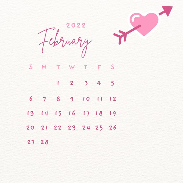 Printable February Month Calendar