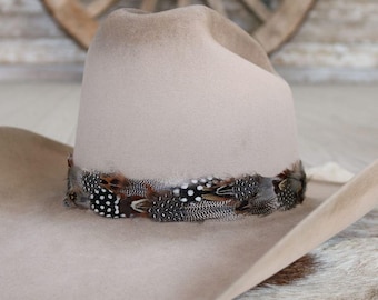 Western Feather Hat Band | Spotted Eagle