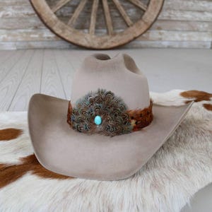 Western Feather Hat Band - Stellar 画像 1