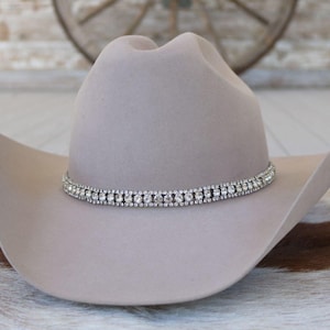 Rhinestone Hat Band Bling Western Hat Band Crystal Cowboy Hat Band Adjustable Monroe Bild 1