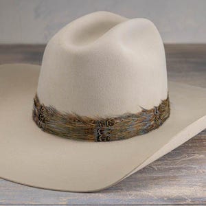 Western Feather Hat Band - Dove II