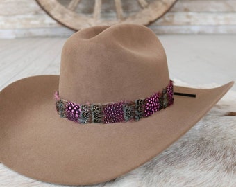 Western Feather Hat Band - Fancy