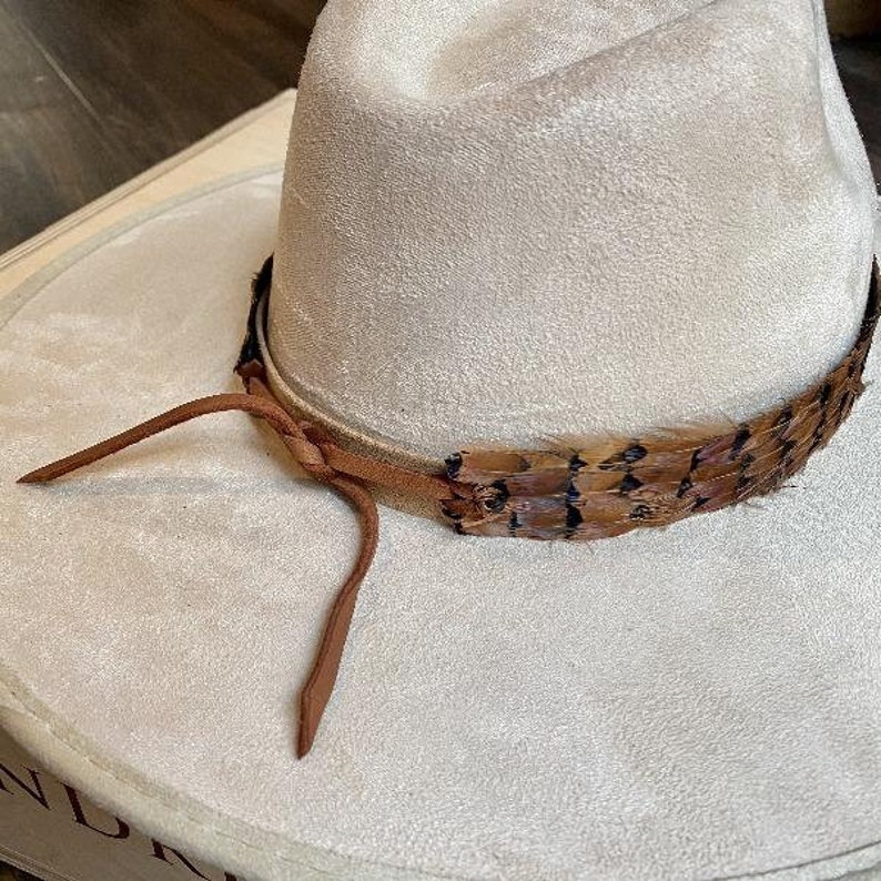 New!  Harlan Feather Hat Band