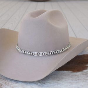 Rhinestone Hat Band Bling Western Hat Band Crystal Cowboy Hat Band Adjustable Monroe Bild 4
