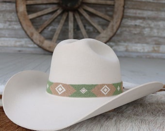 Western Beaded Hat Band - Gruene