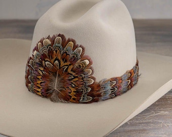 Western Feather Hat Band - Rowan
