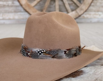 Western Feather Hat Band | Spotted Eagle