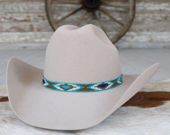Western Beaded Hat Band - The Cove