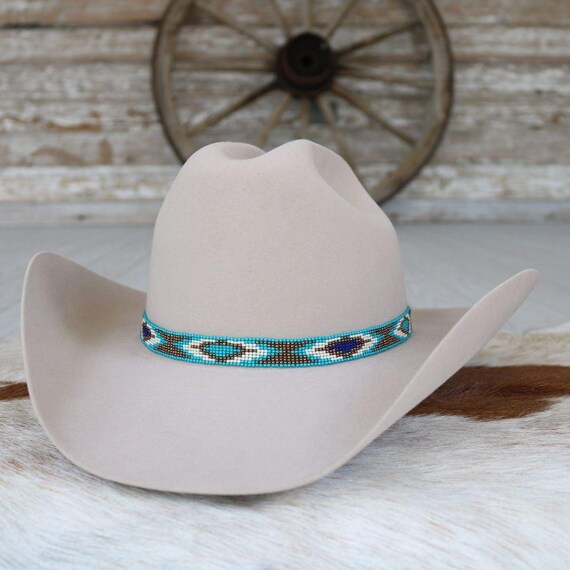 Western Beaded Hat Band - the Cove - Etsy display picture 3