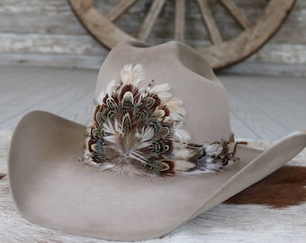 Western Feather Hat Band - Avalon