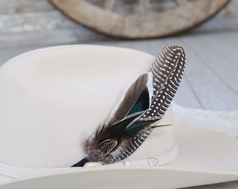 【if you have/Feather Hat】 Feather Hat Accent - Durango - Etsy