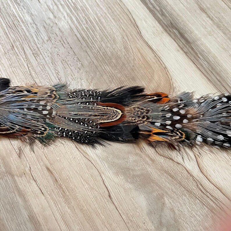 Feather Hat Band Western Cowboy Hat Band Falcon afbeelding 3