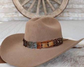 Western Feather Hat Band - The Shikoba I