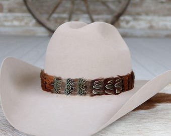Western Feather Hat Band - The Shikoba I