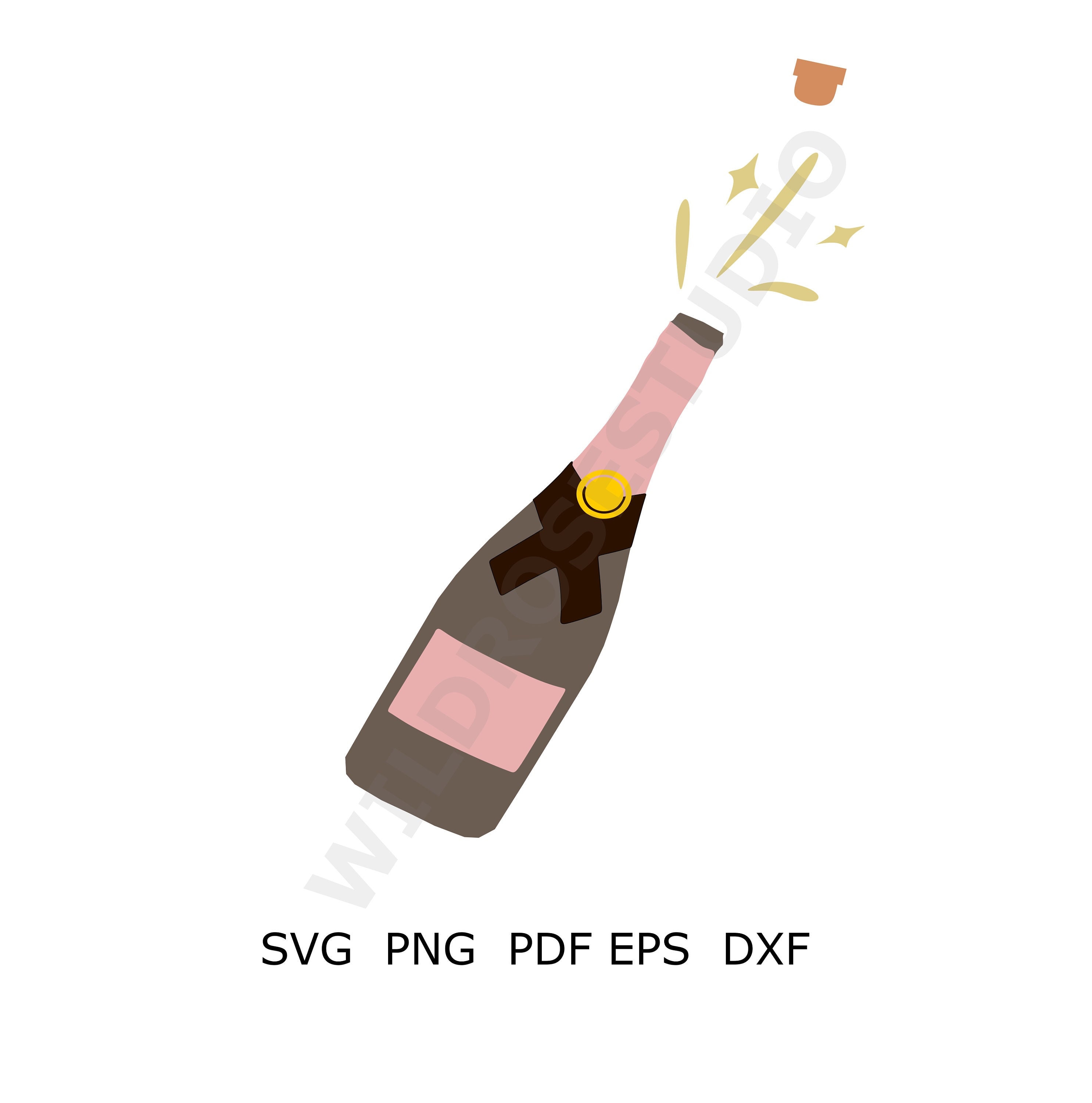 Champagne Popping Png