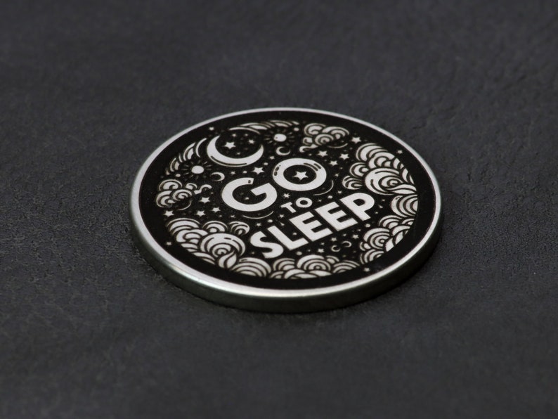 One More Game vs. Go to Sleep, Flip Coin, Decision Coin for gamers, Christmas Gift, Gift for Him, Mothers day Gift image 7