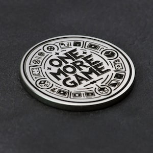 One More Game vs. Go to Sleep, Flip Coin, Decision Coin for gamers, Christmas Gift, Gift for Him, Mothers day Gift image 6