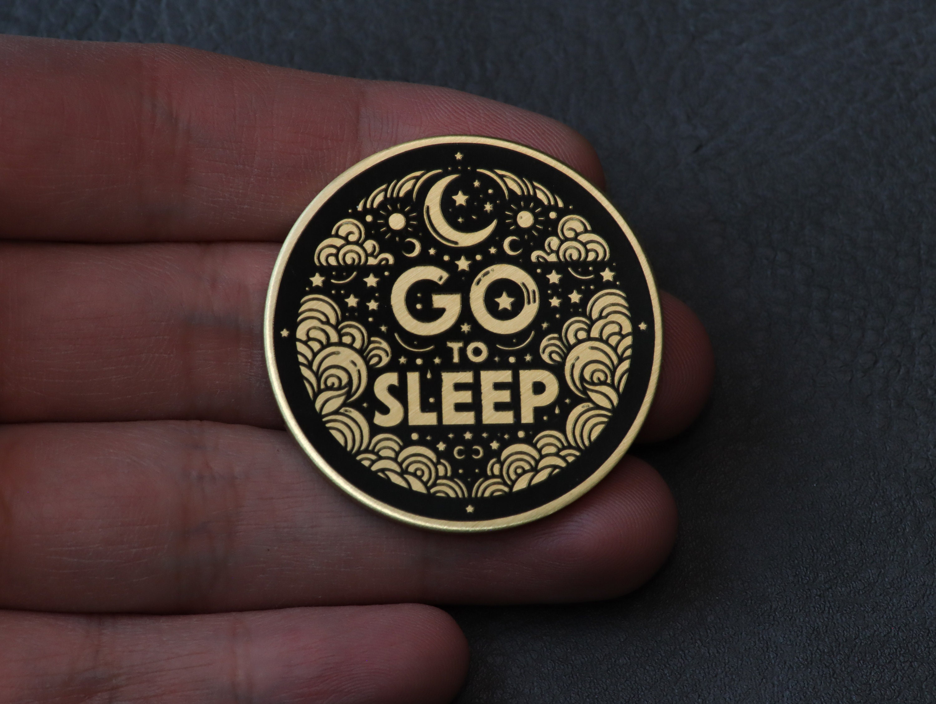 Flip Coin, One More Chapter vs. Go to Sleep, Decision Coin, Bookworm Gift, Christmas Gift