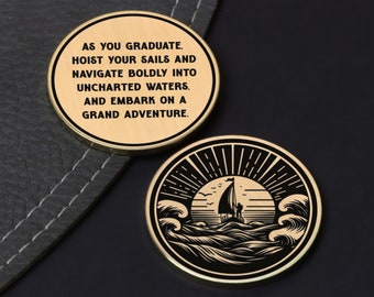 Graduación Gran Aventura Moneda - Regalo de Graduación Escolar - Regalo de Graduación Universitaria - Regalo de Maestría - Regalo de Graduación de Doctorado