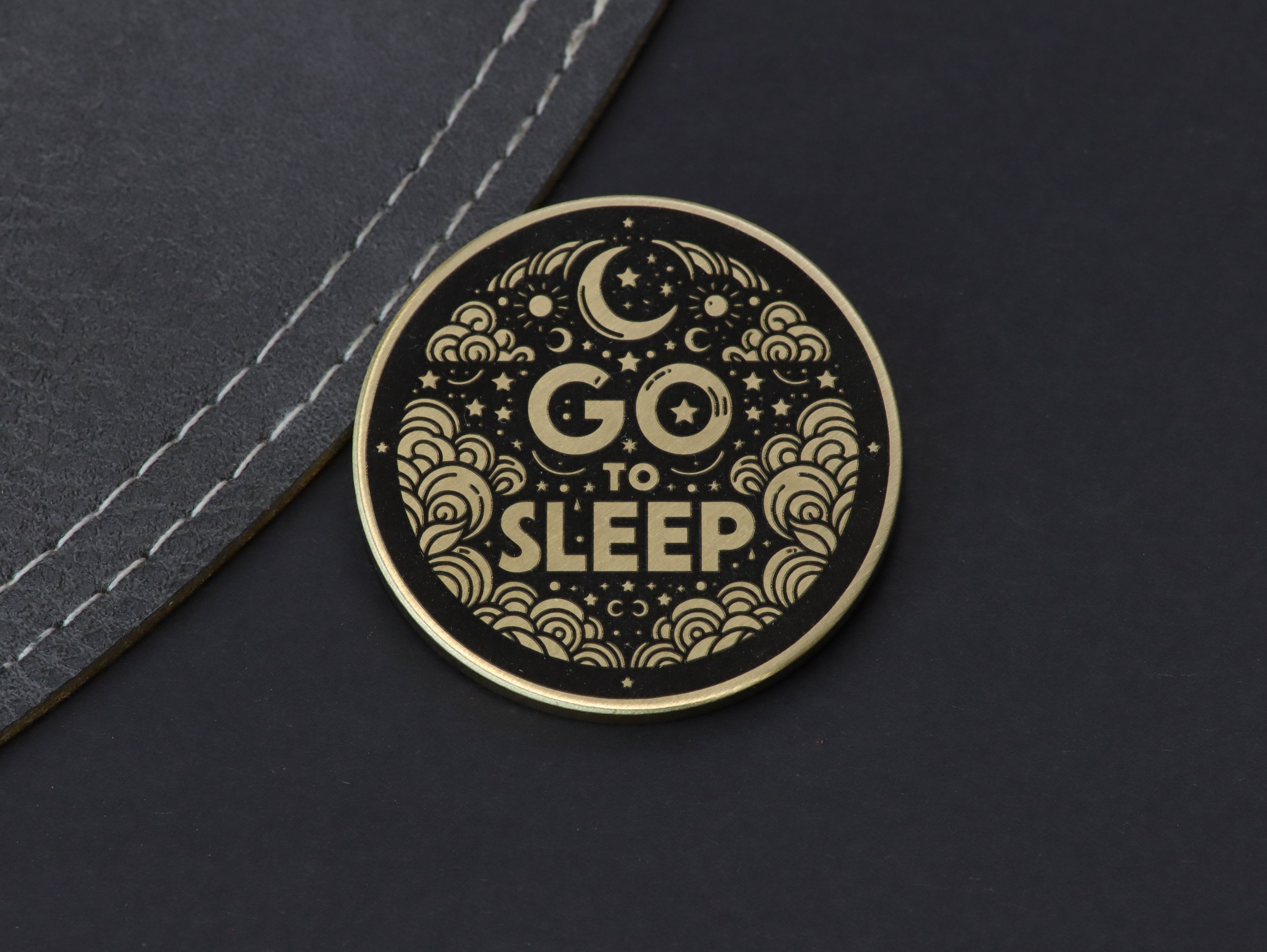 Flip Coin, One More Chapter vs. Go to Sleep, Decision Coin, Bookworm Gift, Christmas Gift