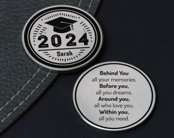 Leave it Behind You - Graduation Coin - Gifts for College Graduates - Graduation Present - Class of College Graduation Gift