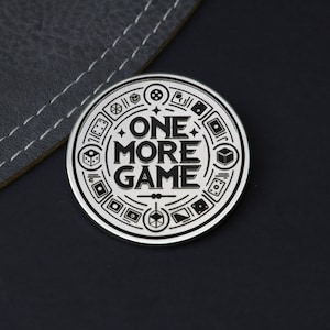 One More Game vs. Go to Sleep, Flip Coin, Decision Coin for gamers, Christmas Gift, Gift for Him, Mothers day Gift image 8