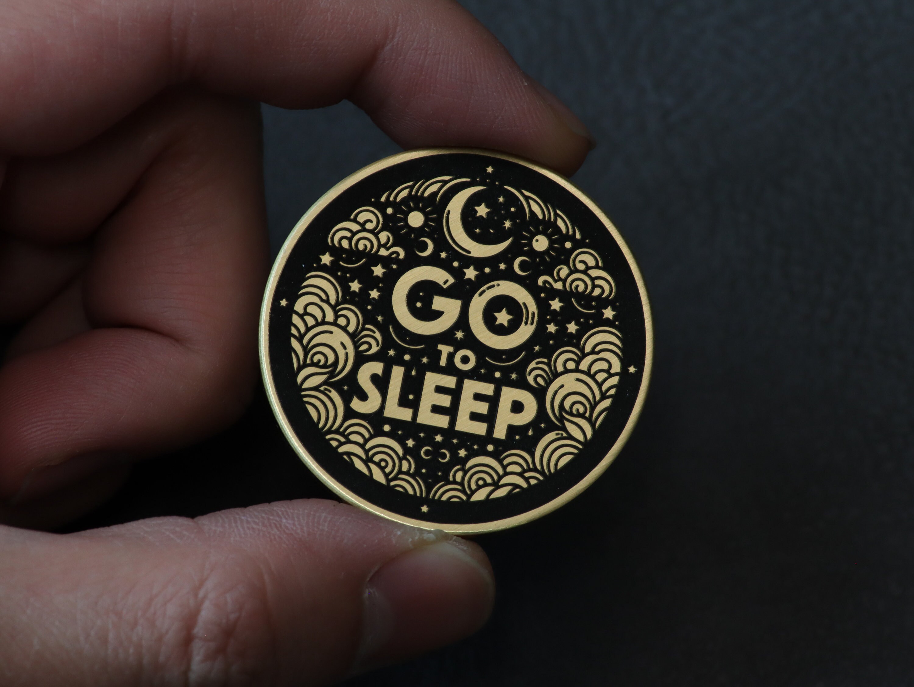Flip Coin, One More Chapter vs. Go to Sleep, Decision Coin, Bookworm Gift, Christmas Gift