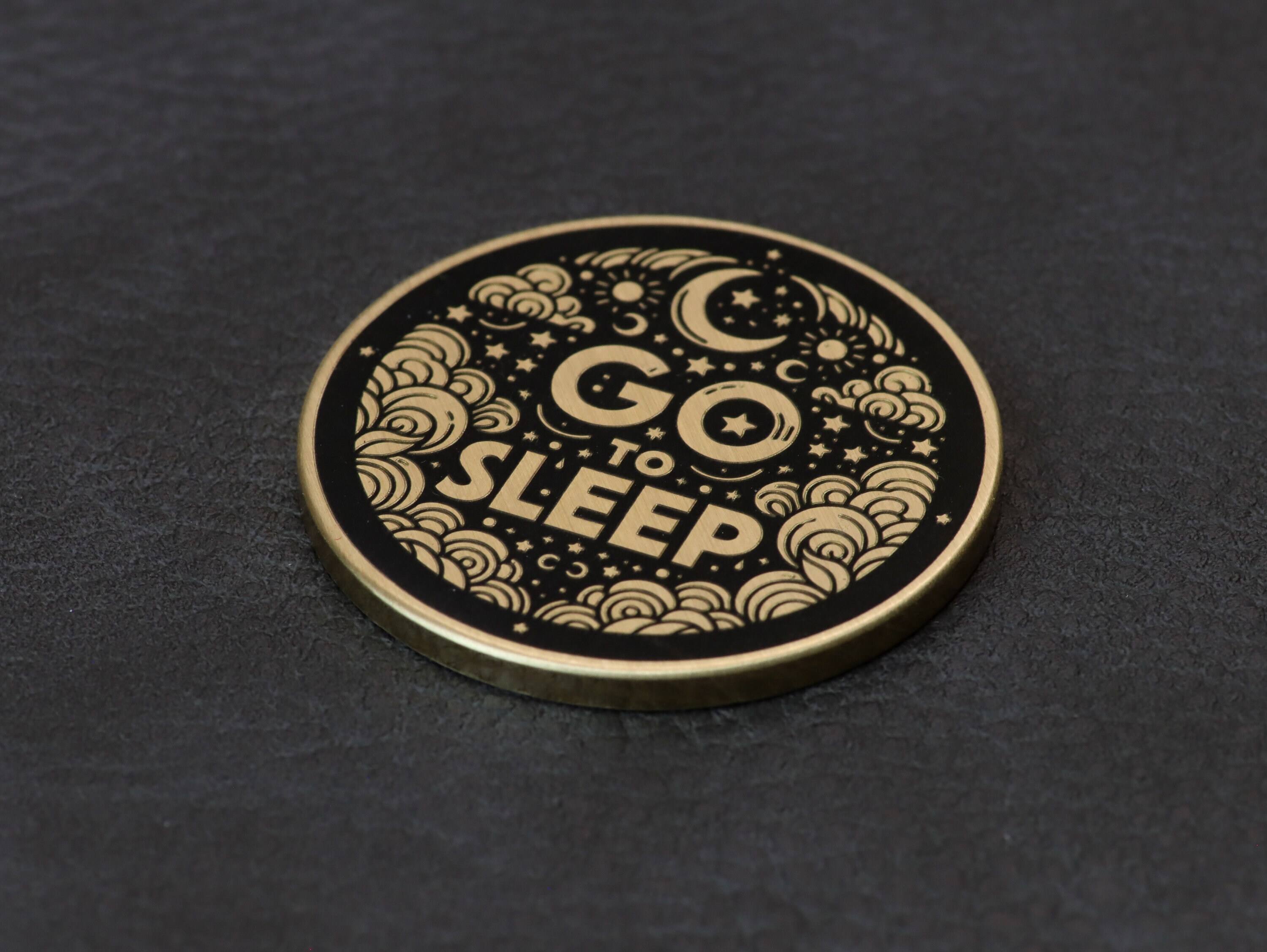 Flip Coin, One More Chapter vs. Go to Sleep, Decision Coin, Bookworm Gift, Christmas Gift