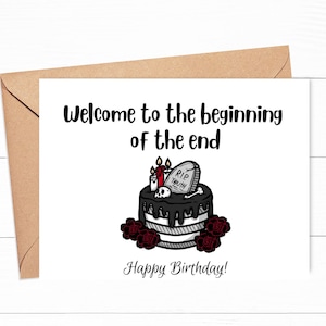Carte d'anniversaire drôle pour elle Carte d'anniversaire drôle pour lui Téléchargement instantané Carte du 30e anniversaire Carte du 40e anniversaire Over the Hill